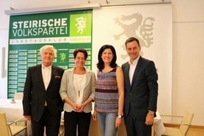 Gregor Hammerl, Sonja Ledl-Rossmann, Barbara Riener und Ernst Gödl